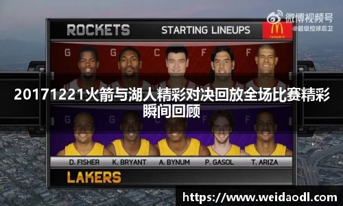 20171221火箭与湖人精彩对决回放全场比赛精彩瞬间回顾